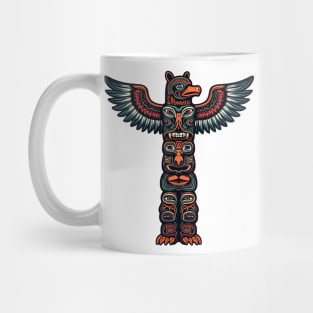 Totem Pole Spirit – Indigenous Art Canada Mug